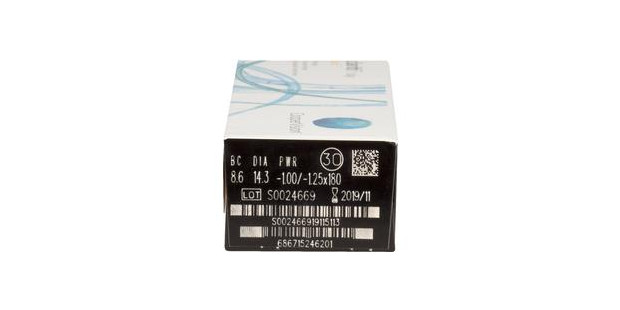 Clariti 1-Day Toric UV   contact_lenses - side