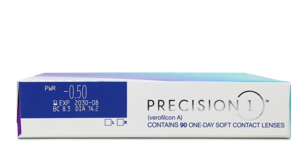Precision 1 Dailies   contact_lenses - side