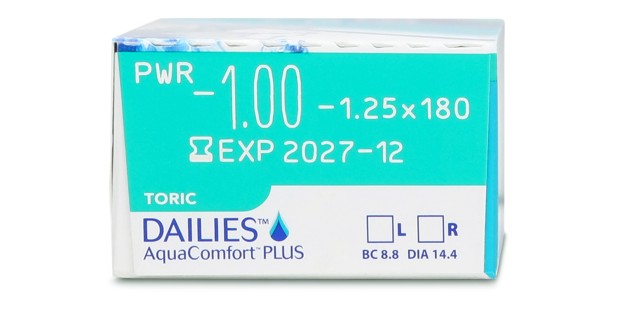 Dailies AquaComfort Plus Toric   contact_lenses - side
