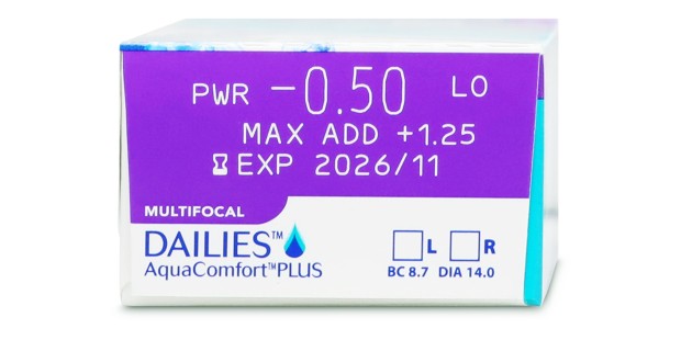 Dailies AquaComfort Plus Multifocal   contact_lenses - side