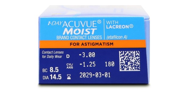 1-Day Acuvue Moist for Astigmatism   contact_lenses - side