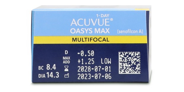Acuvue Oasys Max 1-Day Multifocal   contact_lenses - side