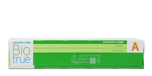 Biotrue OneDay for Astigmatism   contact_lenses - side